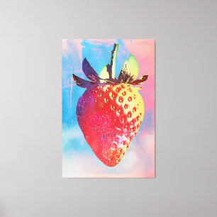 Toile Risographe fraise