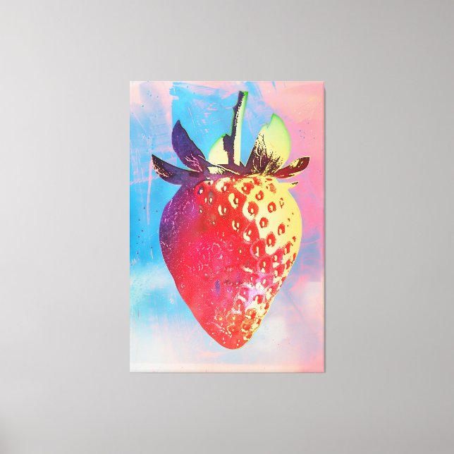 Toile Risographe fraise (Recto)