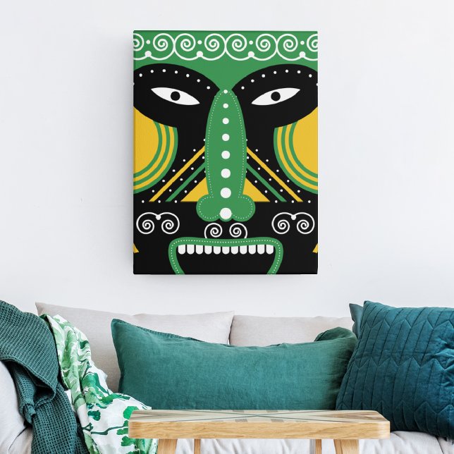 Toile Rituel tribal vert (Créateur téléchargé)