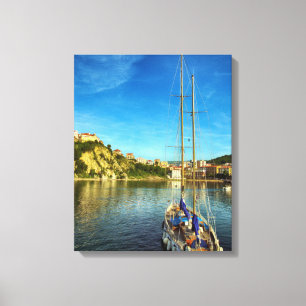 Toile Rivage de approche   Agropoli de bateau