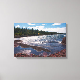 Toile Rivage de Red Rock – Lac Supérieur, P.U.