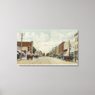 Toile Riverside, CA Vue sur la rue principale Vue sur le