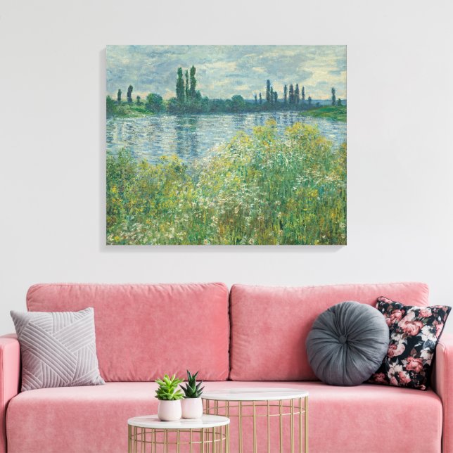 Toile Rives de la Seine par Claude Monet (Insitu(Salon))