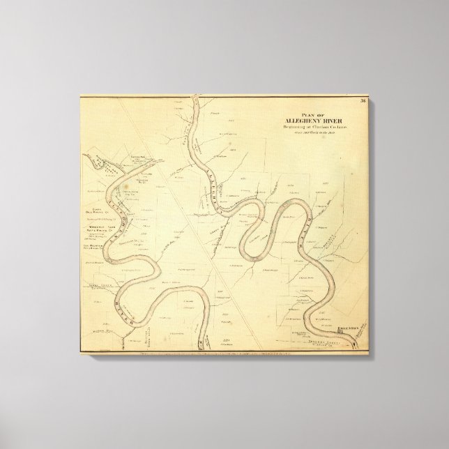 Toile Rivière Allegheny (Recto)