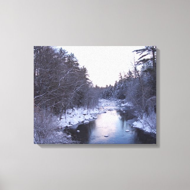 Toile Rivière de neige gelée (Recto)