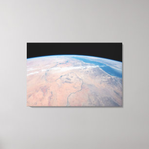 Toile Rivière Du Nil Qui Tourne Vers Le Nord Près De La 