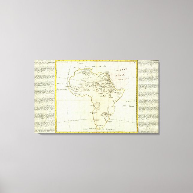 Toile Rivière et montagnes d'Afrique (Recto)