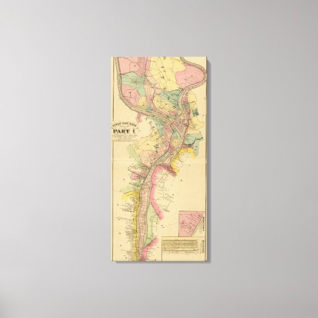 Toile Rivière et vallée de l'Ohio supérieur (Recto)