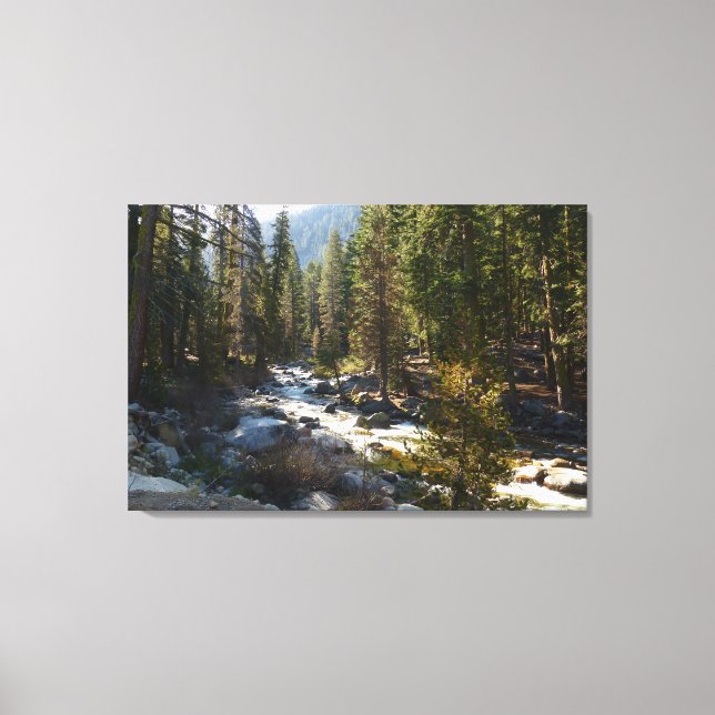 Toile Rivière Kaweah dans le parc national de Sequoia (Recto)