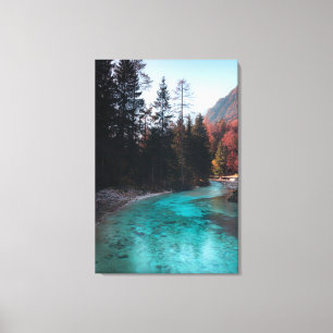Toile Rivière Smaragd en Mojstrana