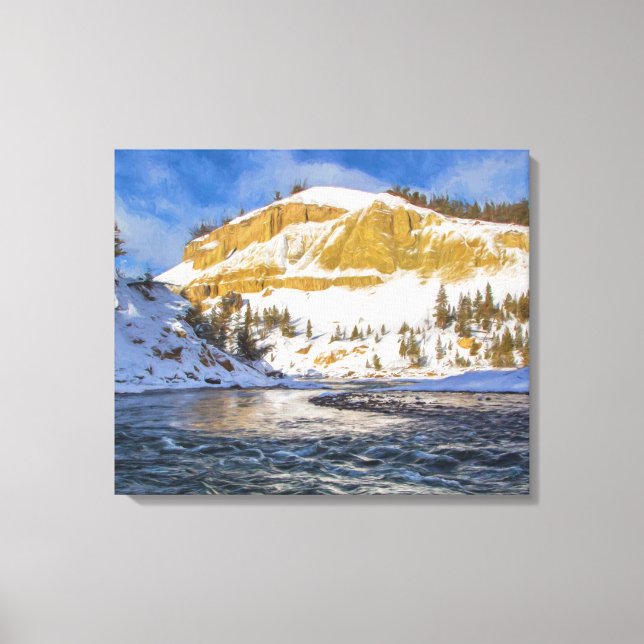 Toile Rivière Yellowstone (Recto)