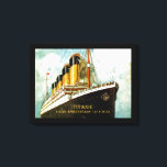 Toile RMS Titanic 100e anniversaire<br><div class="desc">Galerie commémorative du 100e anniversaire de Titanic enveloppé toile.</div>