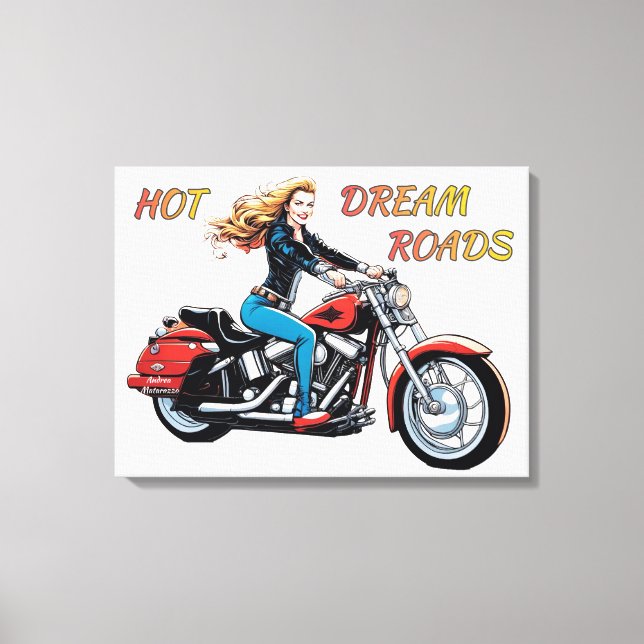 Toile Roads Girl Hot Dream (Recto)