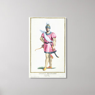 Toile Robe d'un soldat normand de 'DES Estamp de Receuil