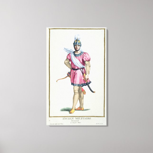 Toile Robe d'un soldat normand de 'Receuil des Estamp (Recto)