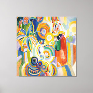 Toile Robert Delaunay - Femme portugaise