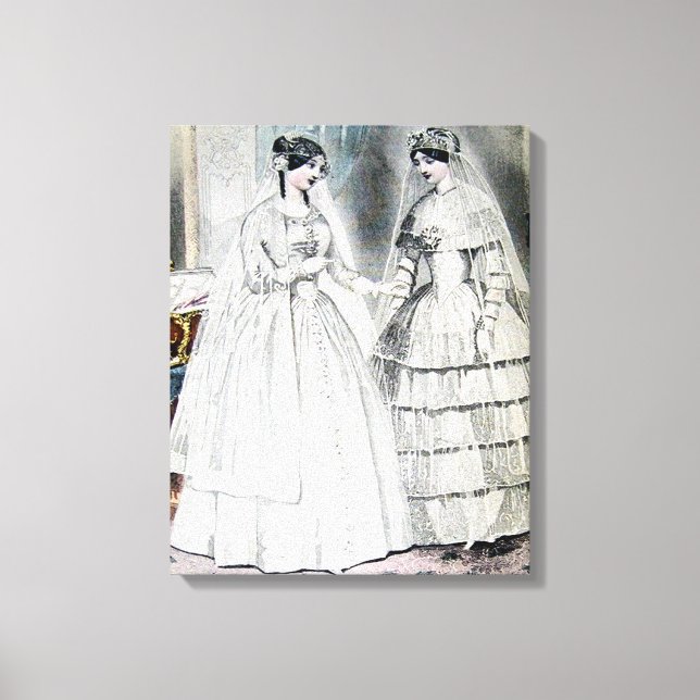 Toile Robes de mariée blanc antique (Recto)