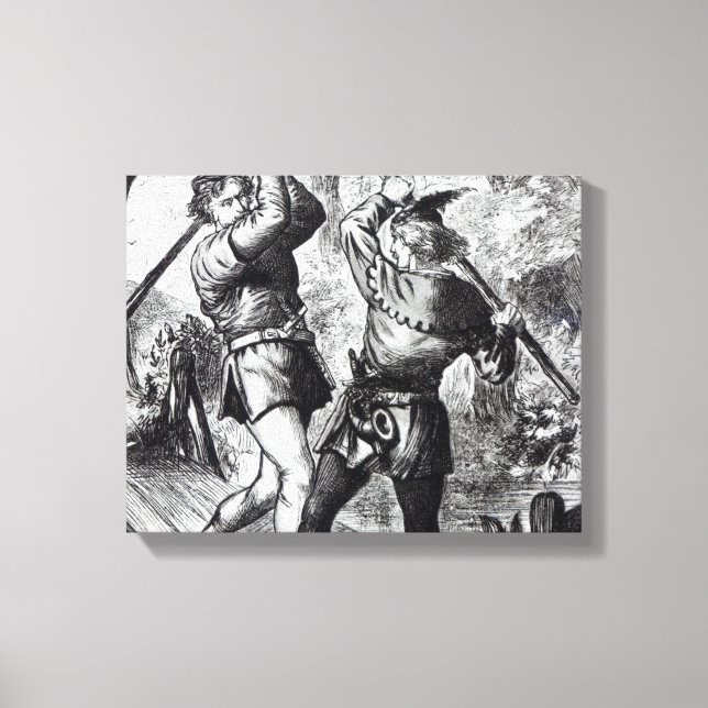Toile Robin des Bois et Little John (Recto)