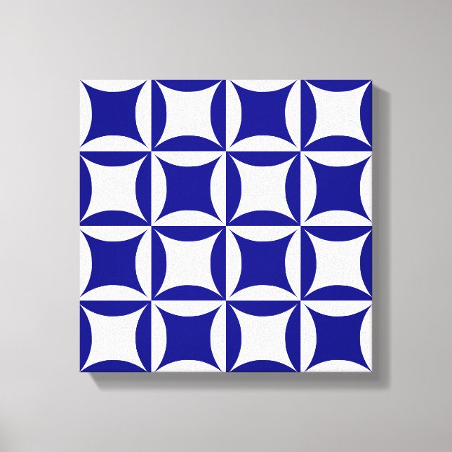 Toile Roboter Peter pour payer Paul Motif bleu (Recto)