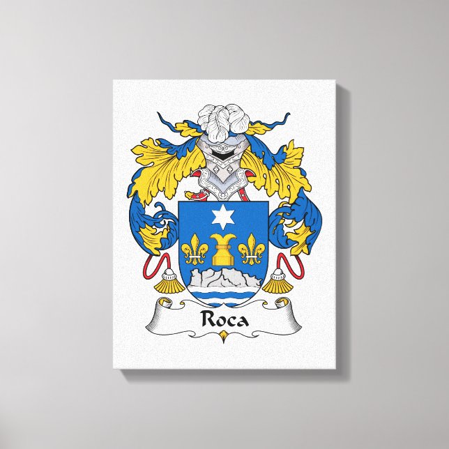 Toile Roca Family Crest (Recto)
