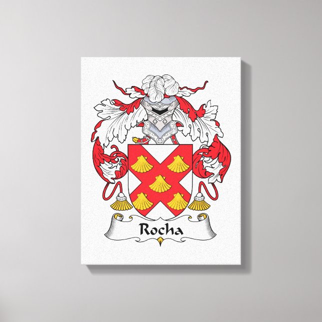 Toile Rocha Family Crest (Recto)