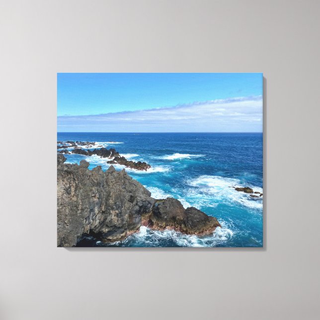 Toile Rocher en mer (Recto)