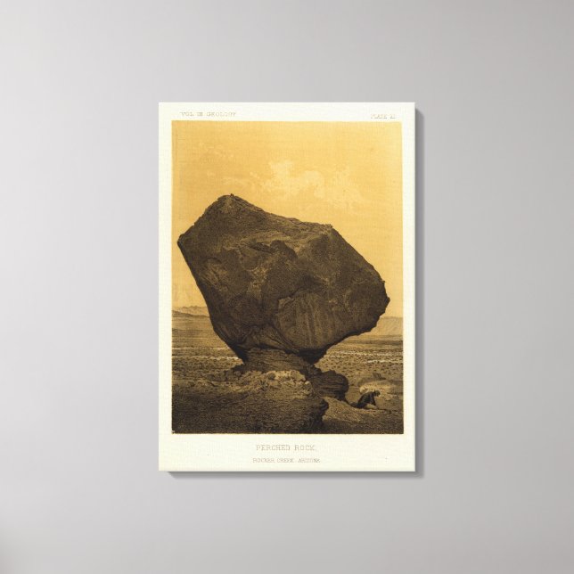 Toile Rocher perché, Rocker Creek, Arizona (Recto)