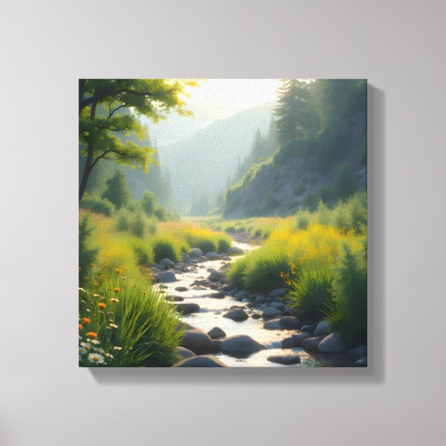 Toile Rochers de Mountains Creek (Recto)