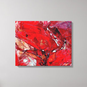 Toile Roches rouges