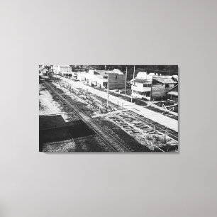 Toile Rockaway, Oregon Beach et Main Street