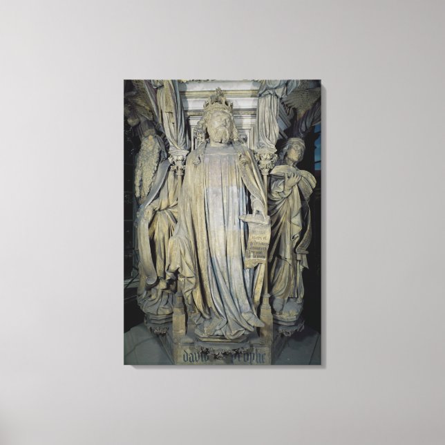 Toile Roi David, Moïse et Jérémie (Recto)