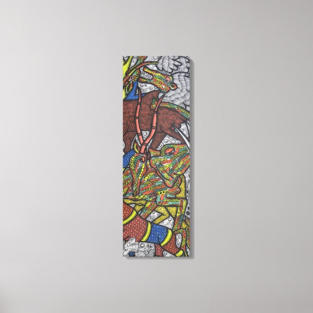 Toile Roi Forêt (Recto)