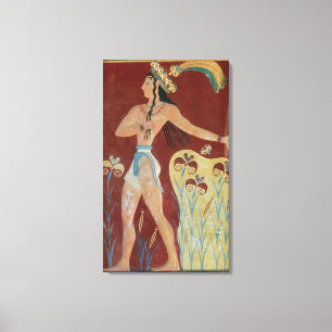 Toile Roi-Prêtre ou prince avec des lis