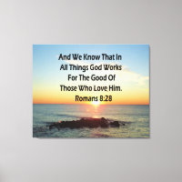 ROMAINS LOURDS 8:28 BIBLE VERSE