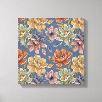 Toile Romantic Cottage Flowers