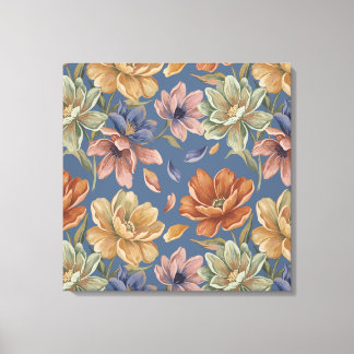 Toile Romantic Cottage Flowers