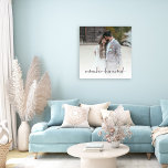 Toile Romantic Remember This Moment Script Photo<br><div class="desc">Romantic Remember This Moment Script Photo Overlay. Simply replace the sample photo with your own which is above set typography for Remember This Moment</div>