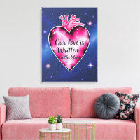 Romantique rose Coeur amour Art Imprimer