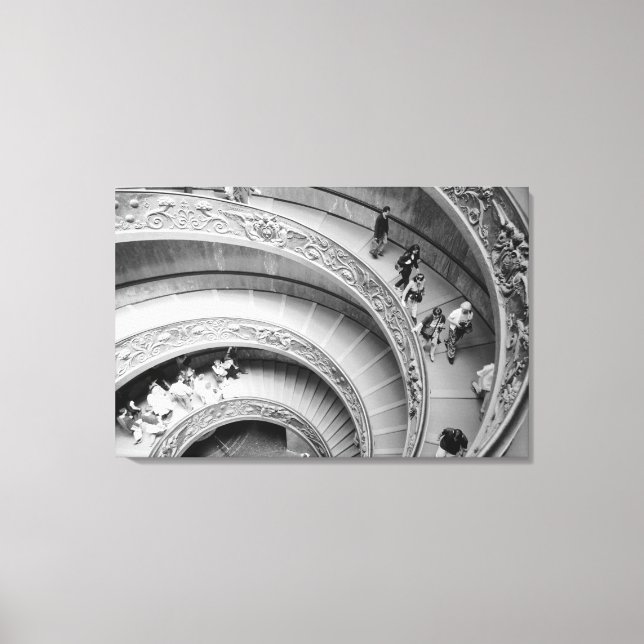 Toile Rome Italie, Escalier du Vatican (Recto)