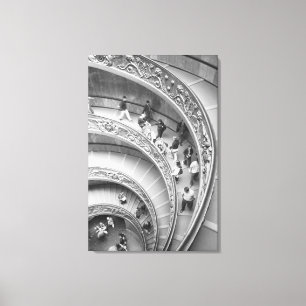 Toile Rome Italie, Escalier du Vatican 3