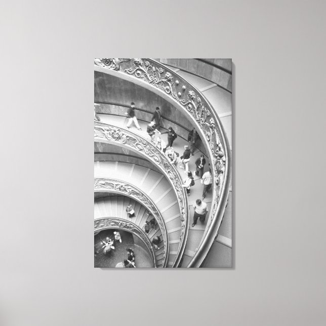Toile Rome Italie, Escalier du Vatican 3 (Recto)