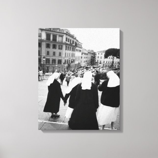 Toile Rome Italie, Patrouille de Nonne ! (NR) (Recto)