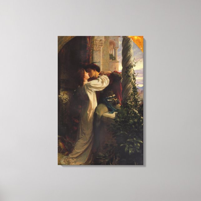 Toile Romeo et Juliet (par Frank Dicksee) (Recto)