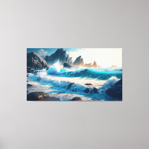 Toile Rompre les vagues