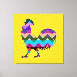Toile Rooster Chevron