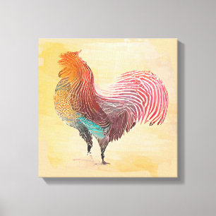 Toile Rooster vintage