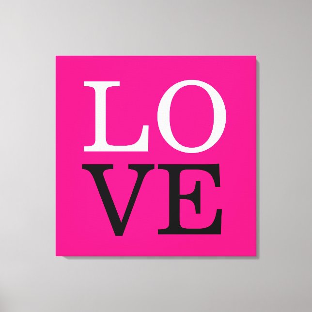 Toile Rose Contexte Amour Mariage (Recto)
