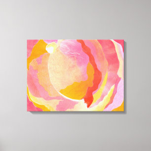 Toile Rose de chou III