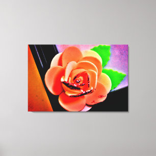 Toile Rose de plage