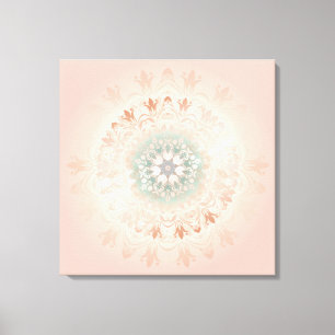 Toile Rose Gold Blush Floral Mandala